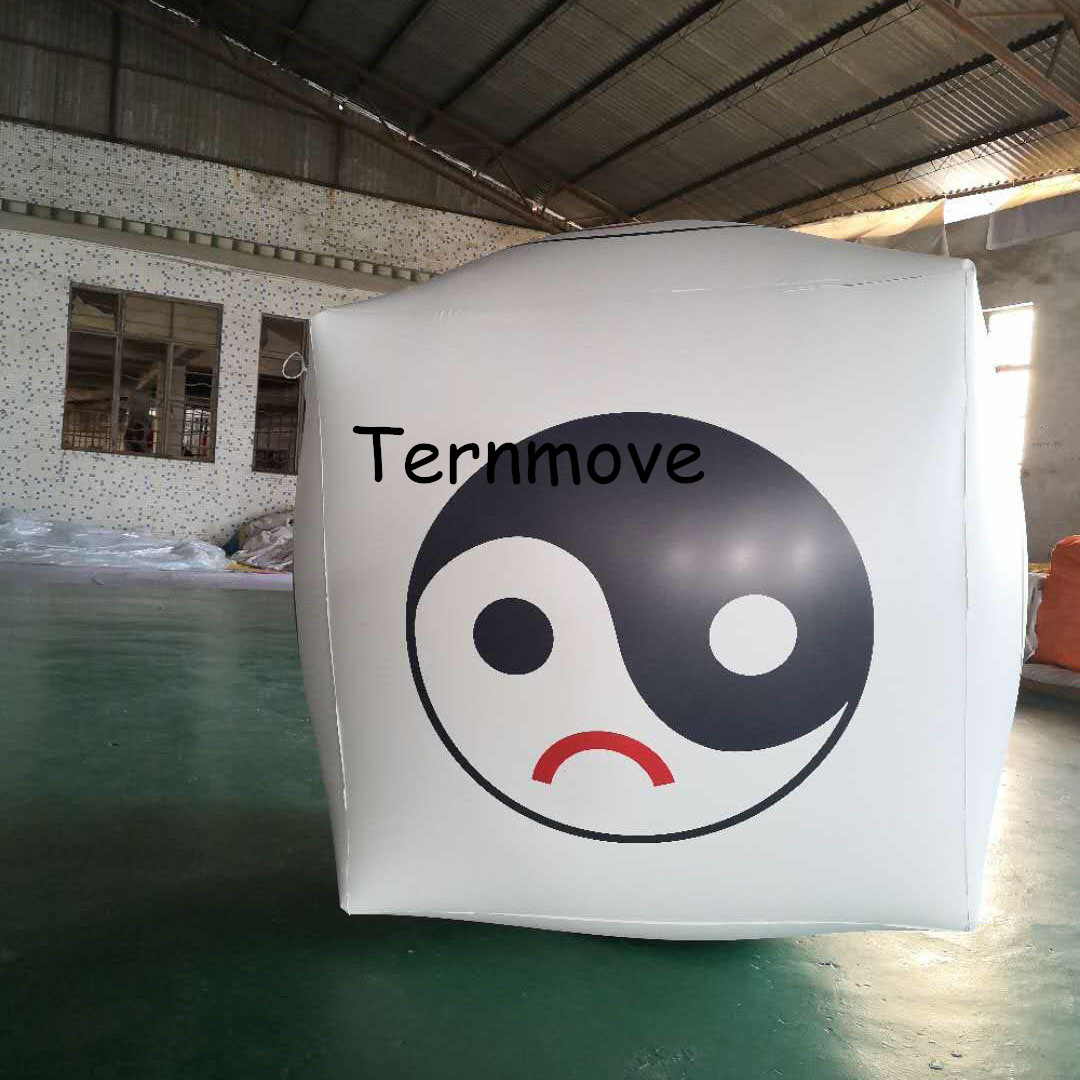 充气PVC方型升空气球商业庆典活动 礼盒气模充气魔方空飘气球气模