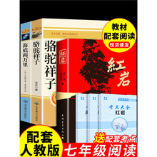 正版红岩书骆驼样子海底两万里必读书七年级人民教育出版社创业史