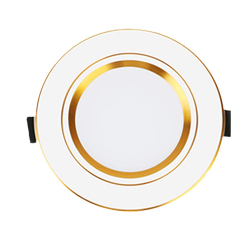 LED 다운 라이트 천장 램프 임베디드 가구 5W 3 색 디밍 거실 통로 천장 구멍 램프 고양이 눈 램프 스포트라이트