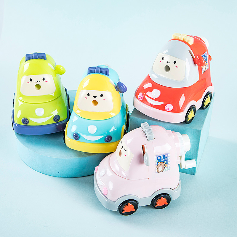 Sacapuntas infantil creativo con diseño de coche modelo YP5702 papelería regalo para niños