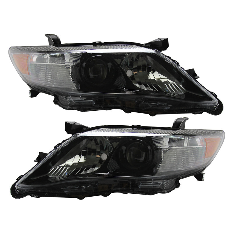 Adecuado para Toyota Camry original estándar americano faro 10-11 Camry negro semi-montaje faro