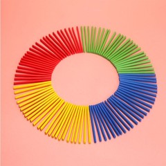 小學生教具木棒100根算術數字棒計數棒數數棒一年級學具數學小棒