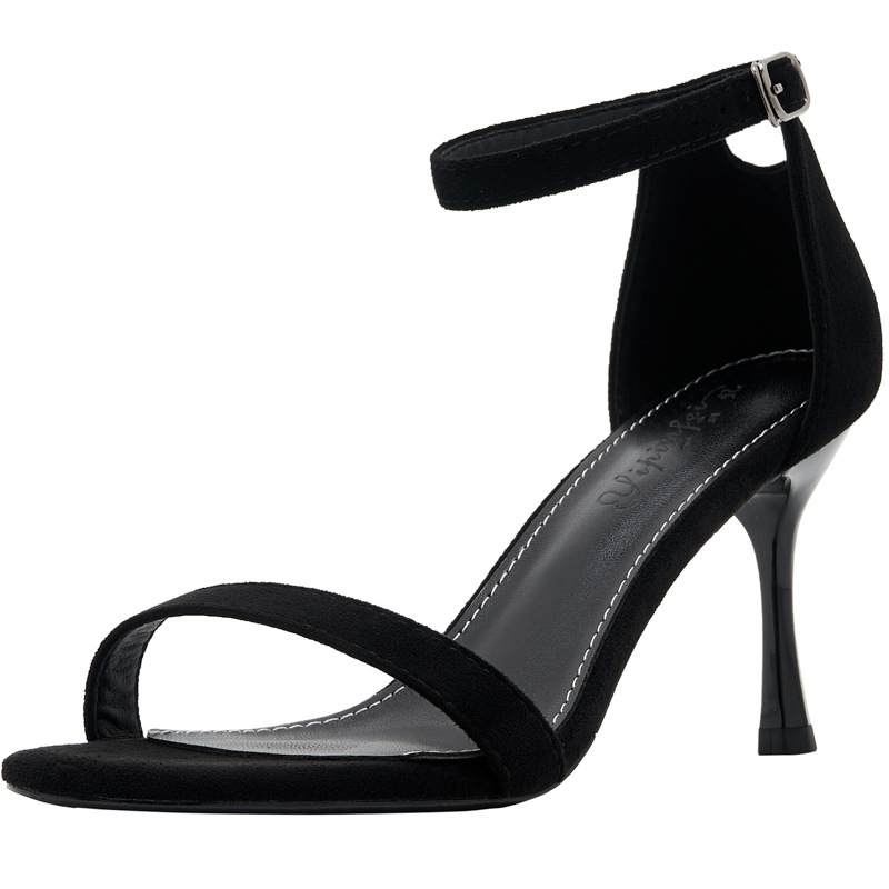 블랙 (스웨이드) 7cm