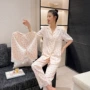 外穿大花女士家居睡衣