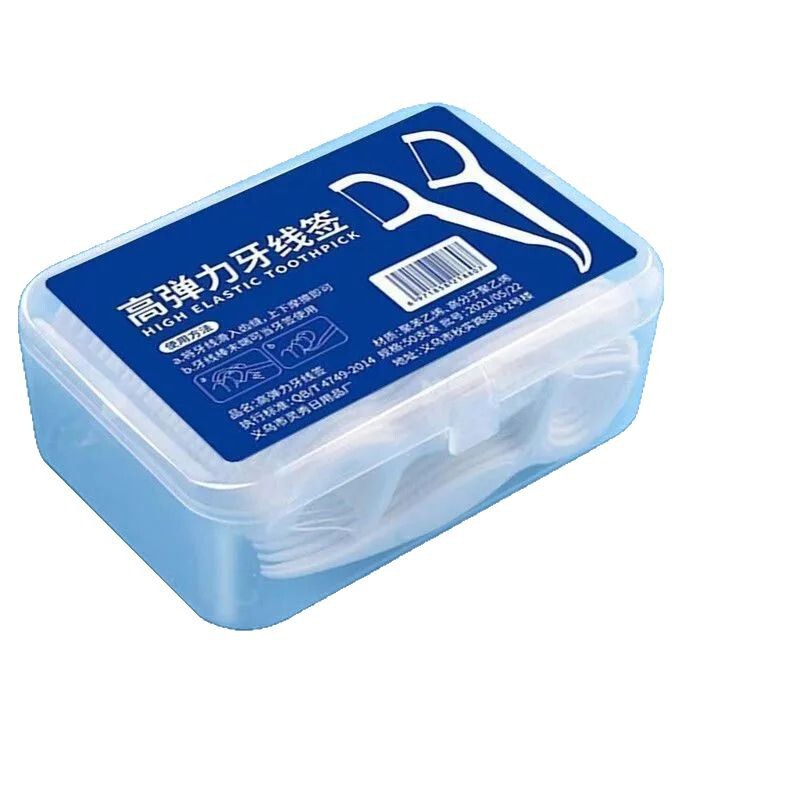 200支超细一次性牙线棒家庭装超细细滑牙线包装|undefined
