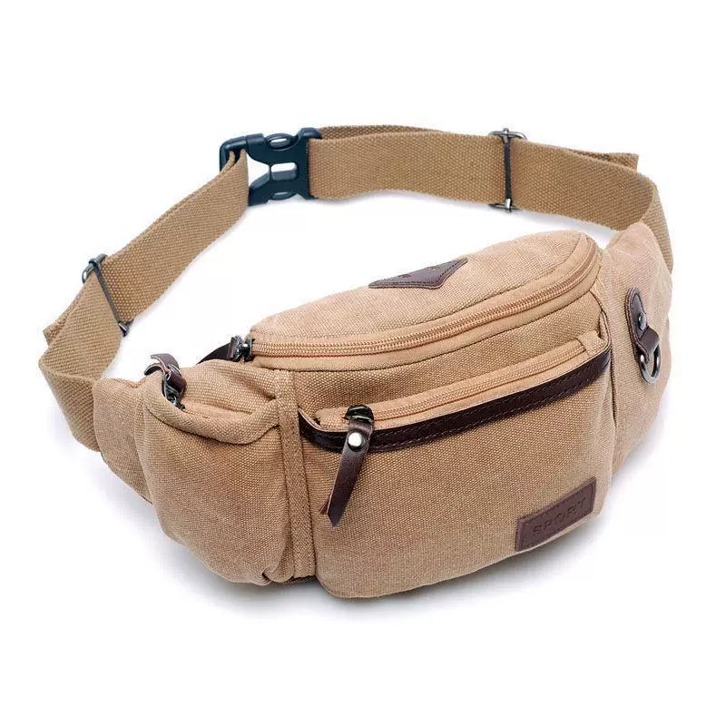 现货户外运动腰包男潮流防水腰包旅游休闲胸包大容量耐磨收钱包