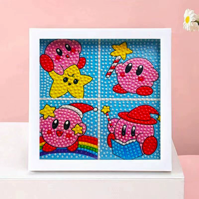 DIY-набор для алмазной мозаики 17×17 см, пластиковая рама, дизайн щенок, полный набор инструментов для кладки