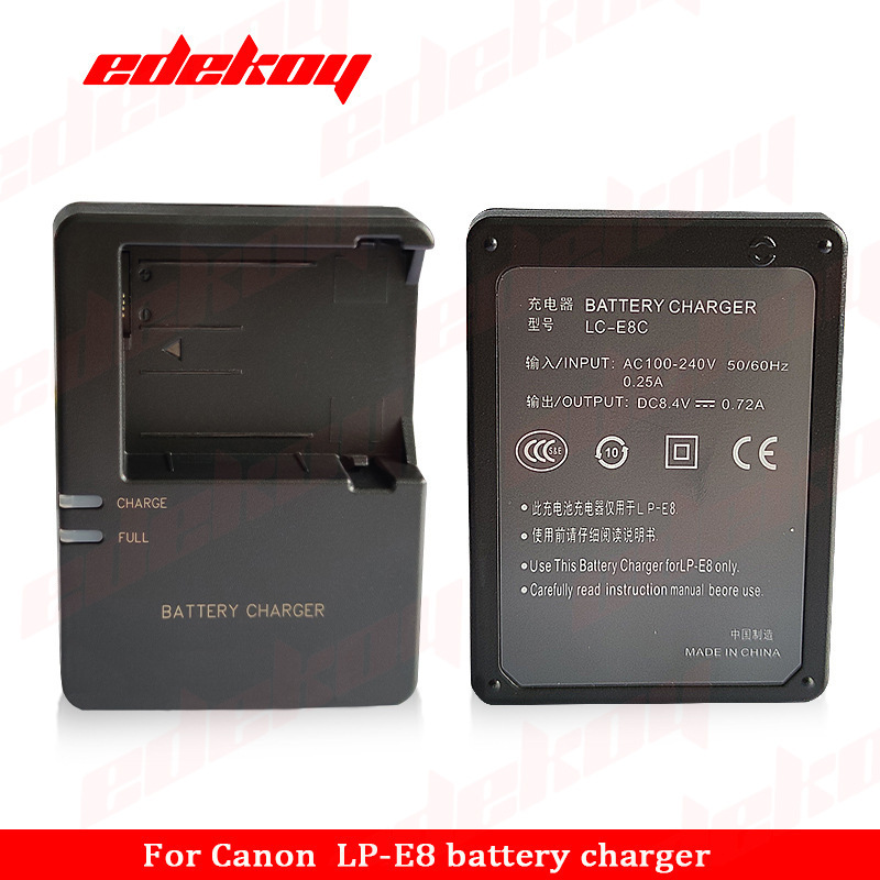 for canon EOS550D EOS600D EOS650D EOS700D camera charger LC-E8C