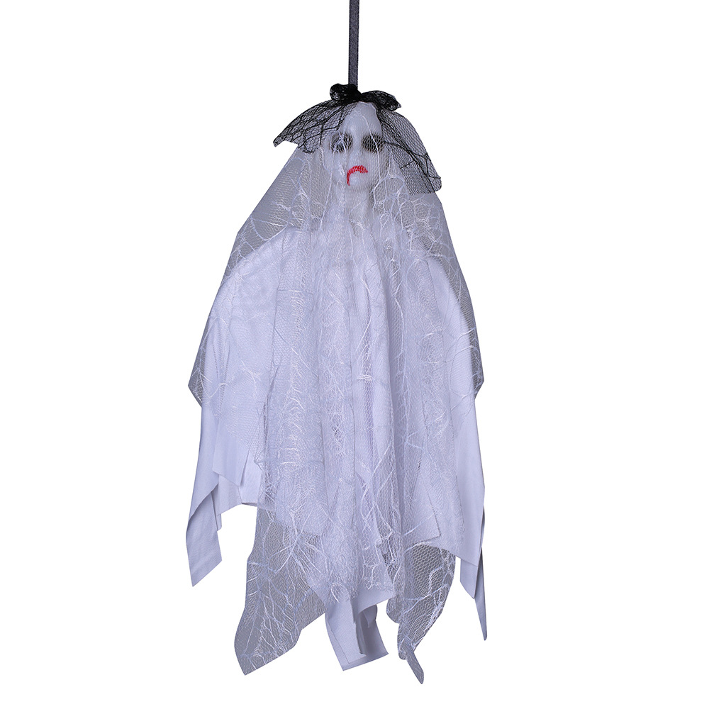 Halloween decoraciones fantasma novia colgando fantasma casa embrujada Cámara fiesta horror Decoración Accesorios cráneo colgando fantasma transfronteriza