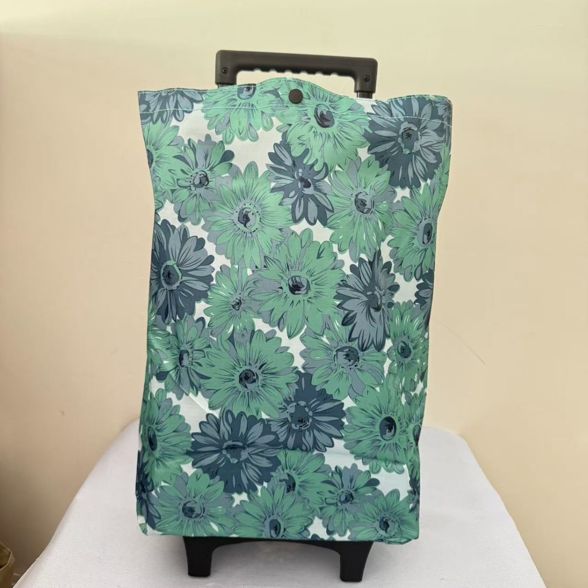 Cross-Border Multifunctional Waterproof Oxford Cloth Folding Portable Trolley Trailer for Home Supermarket Grocery Shopping Camping Trolley