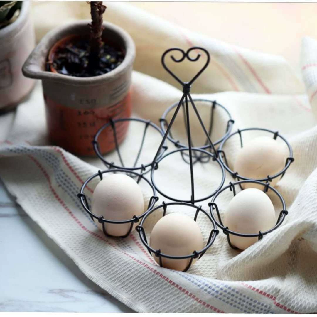 Оптовый скандинавский простой обеденный стол ручной работы подставка для яиц Красота Макияж Стеллаж для хранения яиц металлическая корзина для яиц еда реквизит для стрельбы