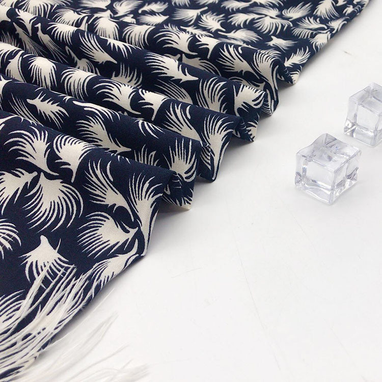 Al por mayor de alta calidad 45s viscose tela de rayon plano vestido