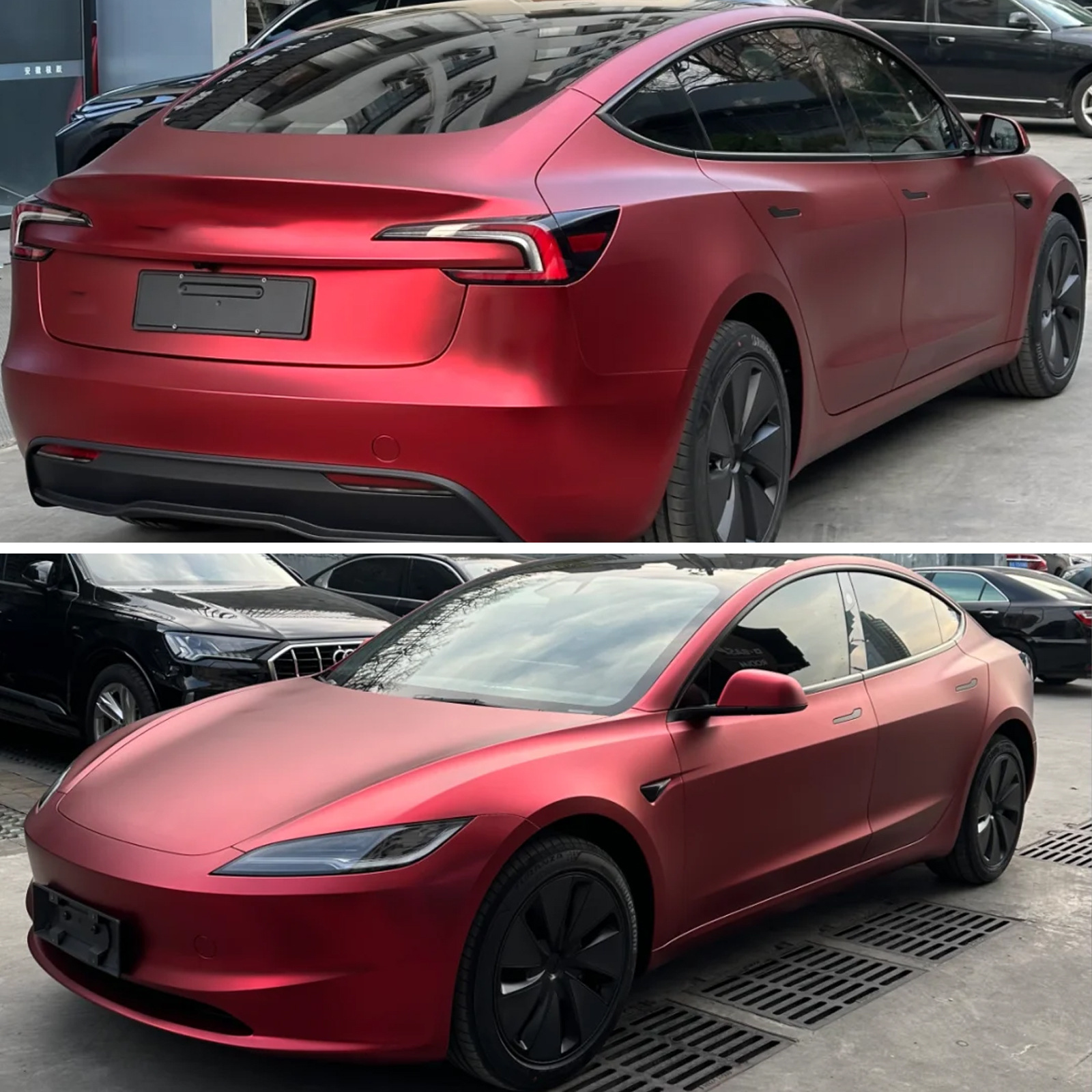 TPU Car Wrap Film PPF Super Matte Romani Red Scratch Resistant