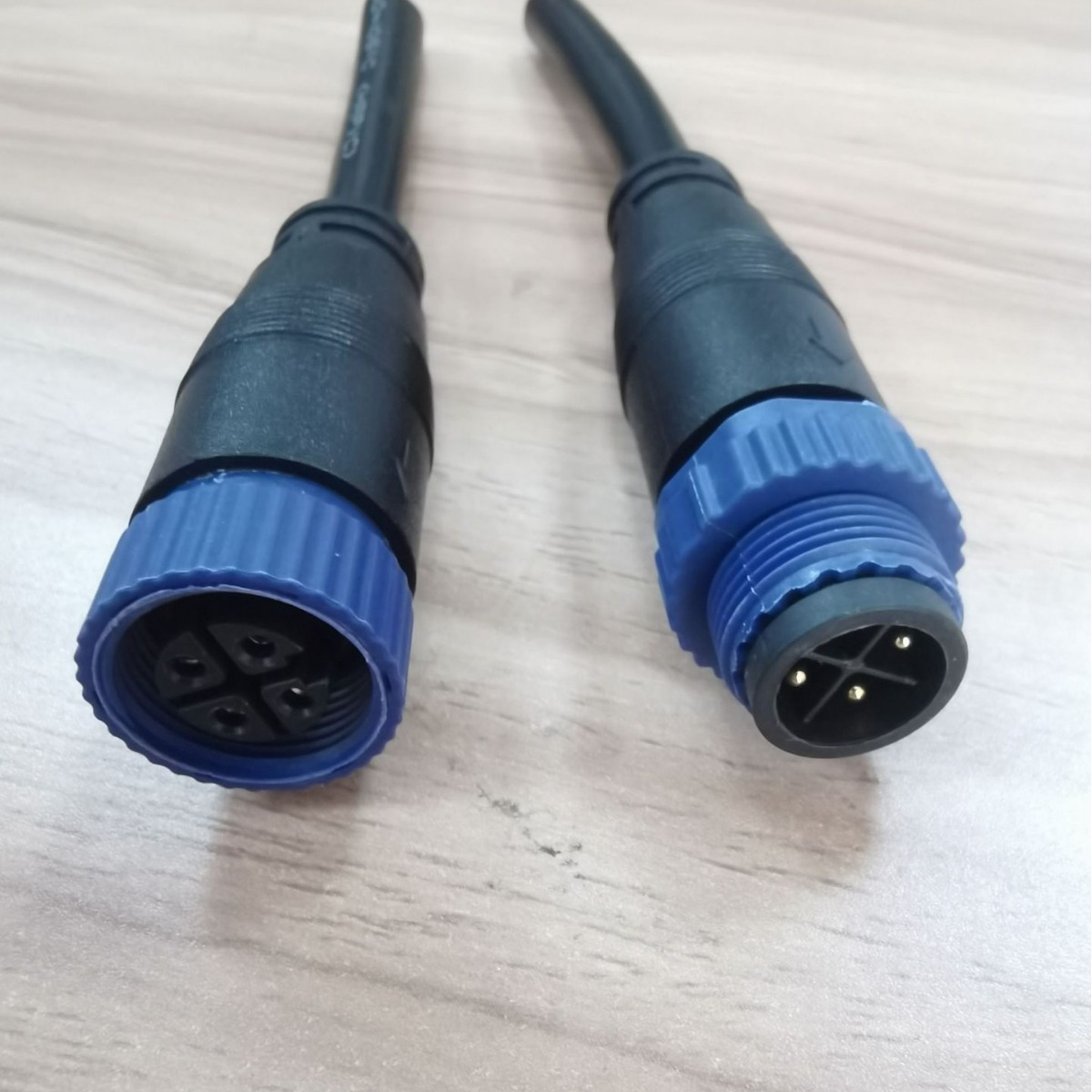 M15防水连接器  2PIN 防水等级IP67 防水头 户外LED灯具防水接头