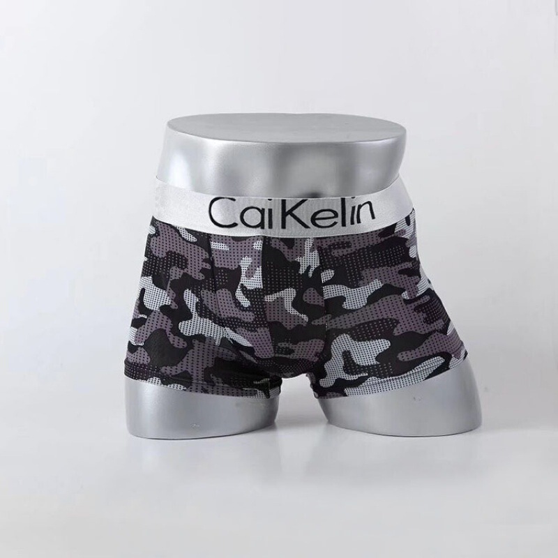 Foreign trade ice silk men's underwear foreign trade printed boxer shorts υ ck ο original standard men's underwear