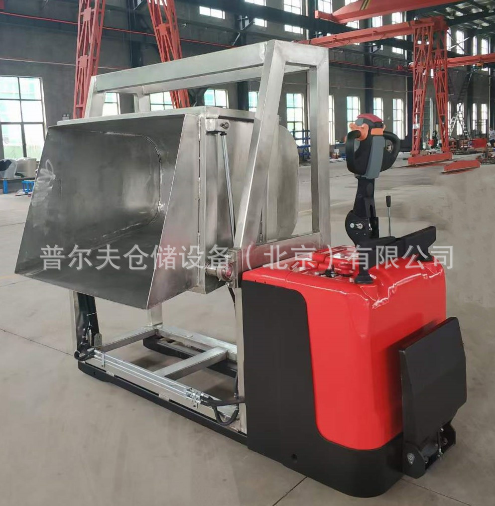 加长不锈钢短货叉座驾式站驾式步行式 全电动托盘平台搬运车 模具