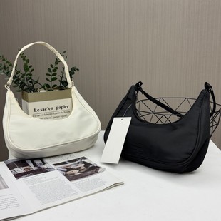 L's Same Style Dumpling Bag Is Waterproof, Scratch-Proof and Wear-Resistant, Large Space Armpit Bag, Fashionable and Lightweight One-Shoulder Hand-Held Commuter Bag