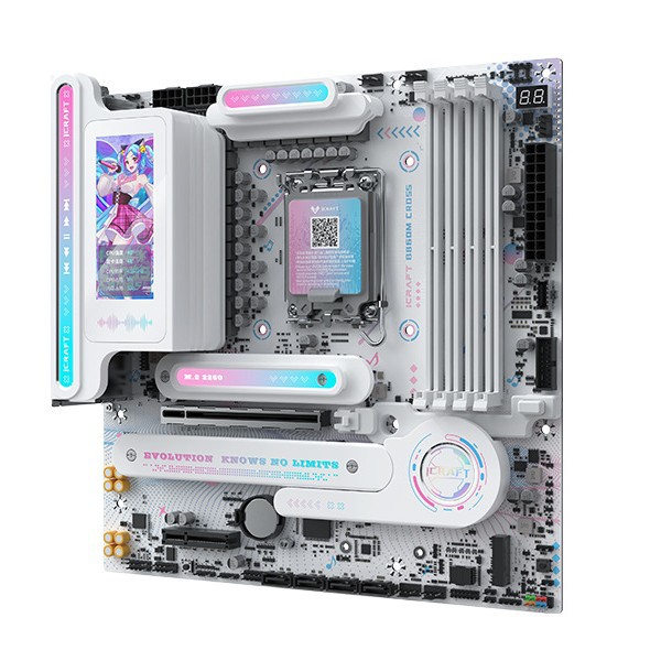 铭瑄（MAXSUN）B860M CROSS PRO电脑主板瑷珈电竞之心支持DDR5