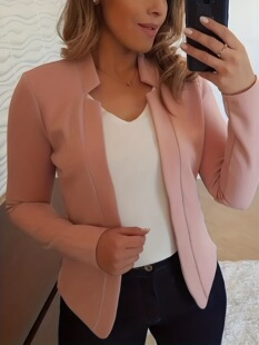 H 27424 Paneled Design Blazer ƴ���OӋ���b�������uͨ�羳