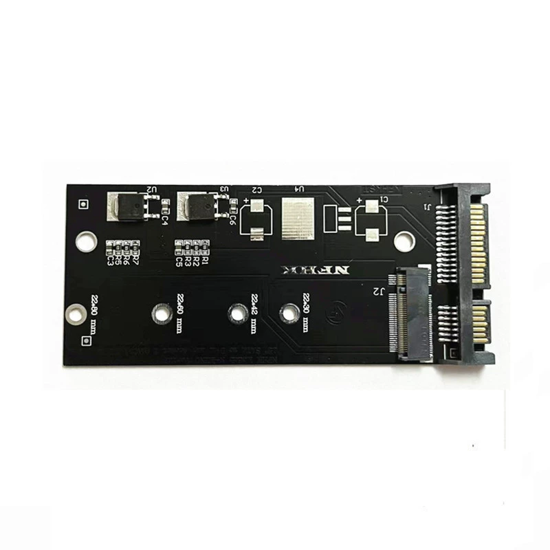 Адаптер SATA3 NGFF в SATA для компьютера, плата-адаптер M.2 SATA протокол для SSD
