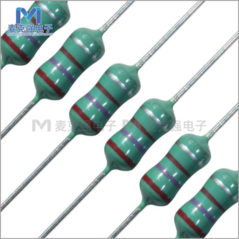 编带色环电感AL0410-272K 2.7MH 2700UH 1/2W色码电感10%红紫红银