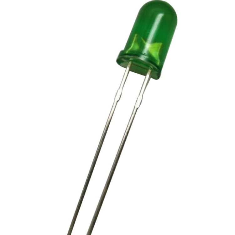 Подсветка и подсветка светодиодный бусинок F5 с круглой краей зелеными волосами изумрудно-зеленый светодиодный светильник 5MM изумрудно-зеленый свет