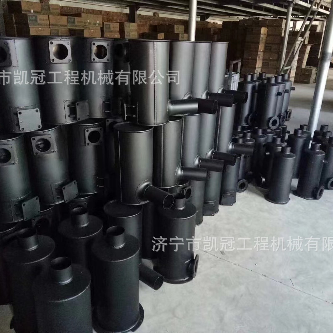 销售铲车配件XG953 XG918 XG951装载机消声器烟筒排气管连接管