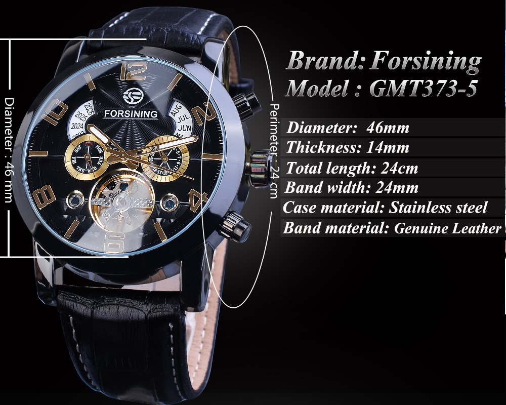 Men's Automatic Mechanical Watch With Tourbillon And Large Dial_voghion.com