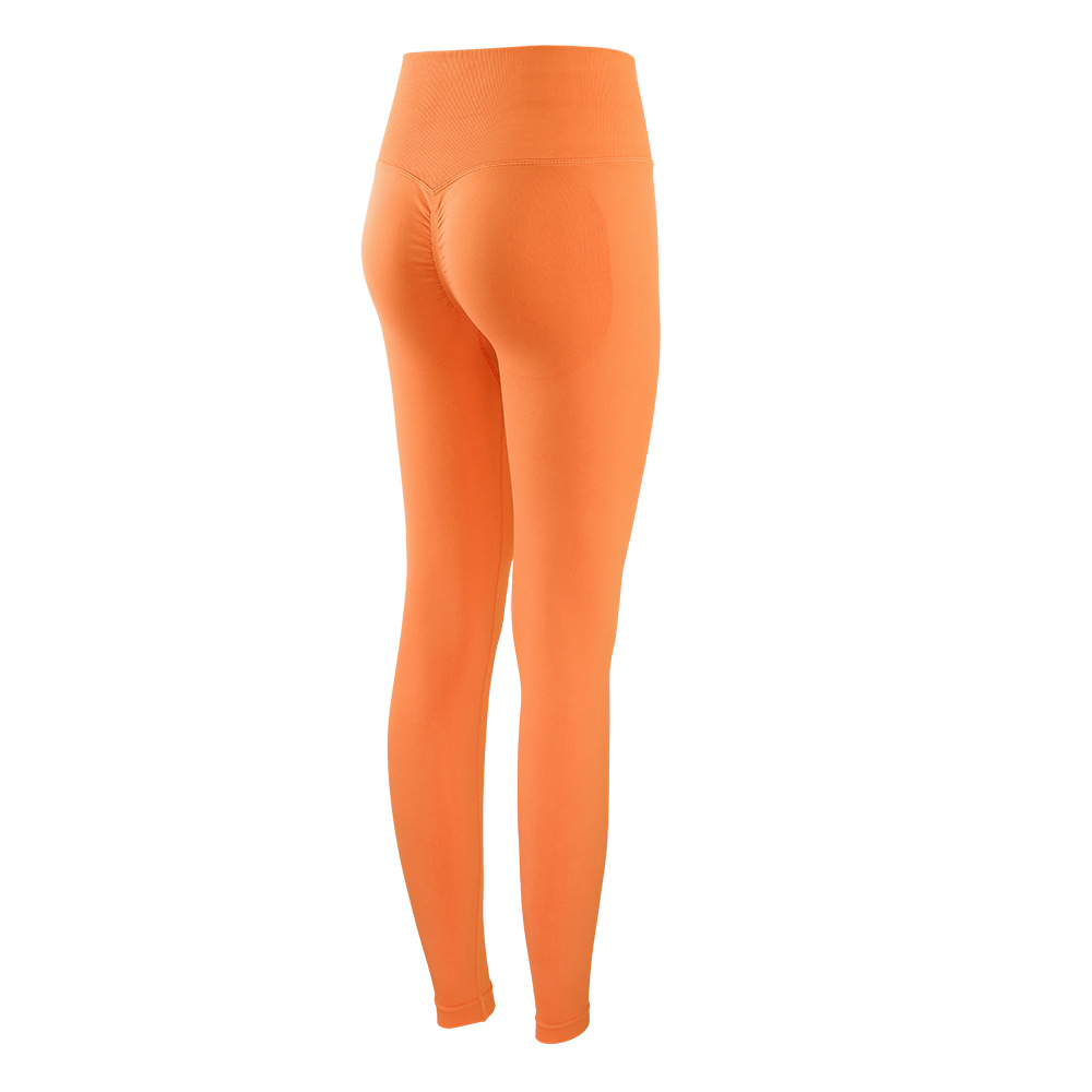 Mocha melocotón pantalones nuevo lycra alta cintura yoga Pantalones de mujer apretado nude fitness pantalones transpirable yoga deportes Pantalones