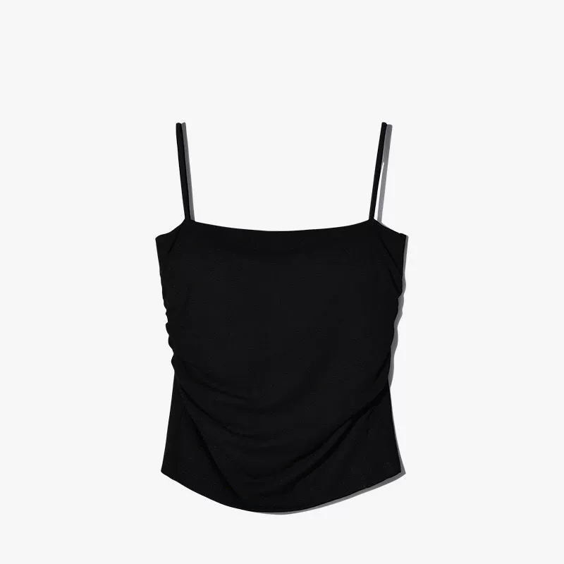 Топ с встроенными чашками, тонкие бретели, one-size (80–130 цзинь), лёгкий