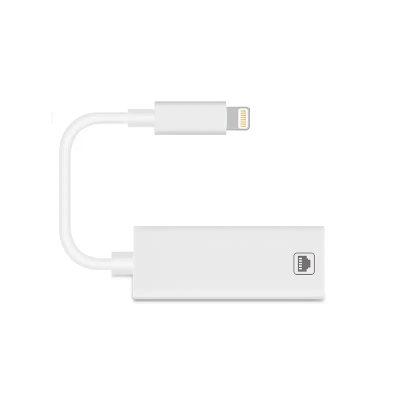 适用于苹果手机ipad转网线单口网卡转换器网口lightning to RJ45