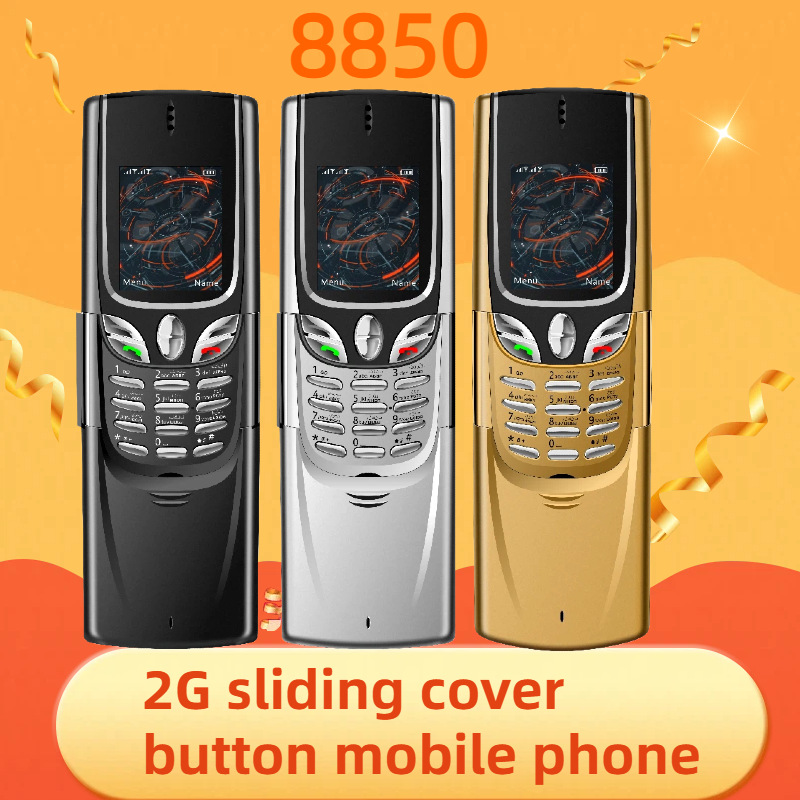 Slider Metal Gövdəli Klassik Mobil Telefon, Böyük Düyməli