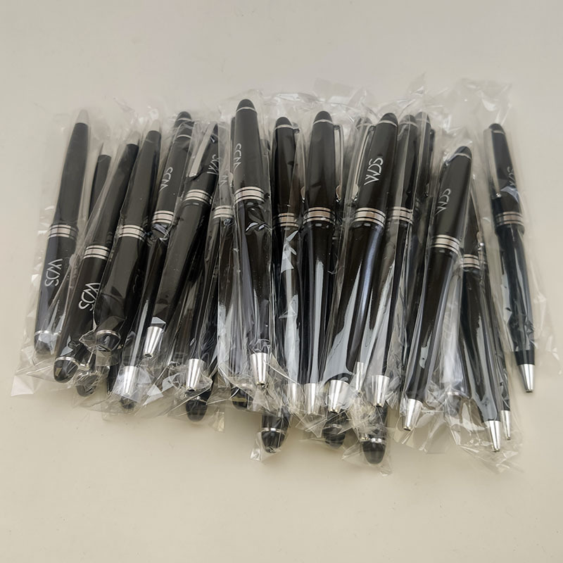 办公用品圆珠笔荧光笔自动签字笔礼品笔库存 老款按压式 新圆珠笔