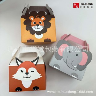 Christmas European-style new candy box cake baking Western pastry hand-carrying packaging carton portable biscuit box candy box