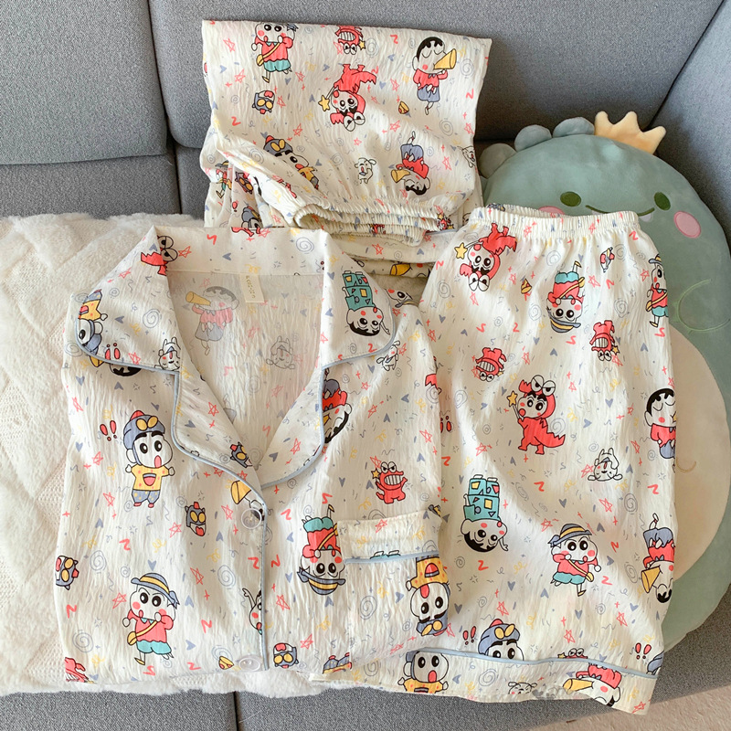 SKU05_颜色分类(云朵棉-J2825#鳄鱼小新三件套)