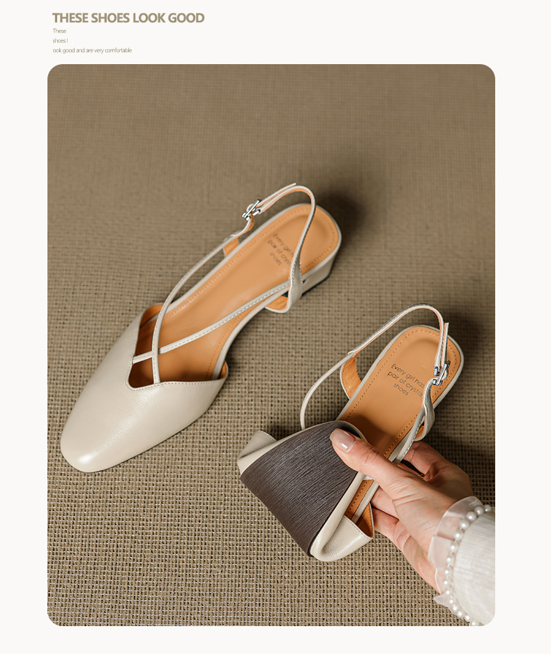 Sandal cao gót nữ mũi kín quai chéo buộc dây phong cách Hàn Quốc — đen chi tiết 13