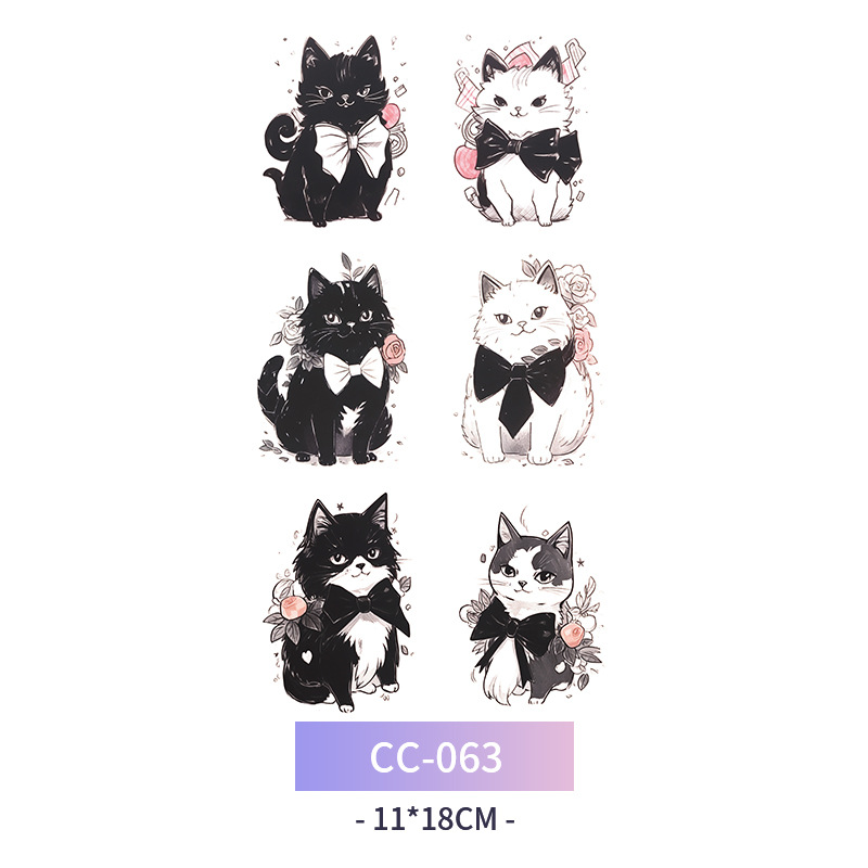 Transfronterizo en stock al por mayor de halloween colorido mariposa tatuaje pegatinas simulación sangrienta cicatriz pegatinas divertidas pegatinas impermeables