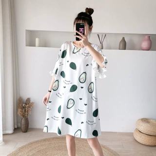 牛奶丝300斤大码女装胖妹妹加肥大码长款家居服300斤睡裙200/350