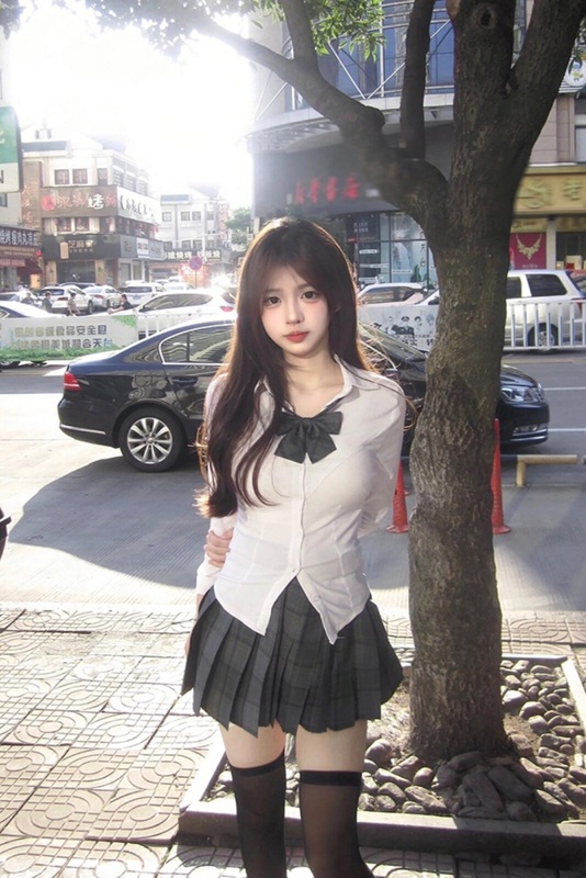 jk制服纯欲辣妹收腰衬衫女春秋学院风白色衬衣修身显瘦打底上衣|undefined