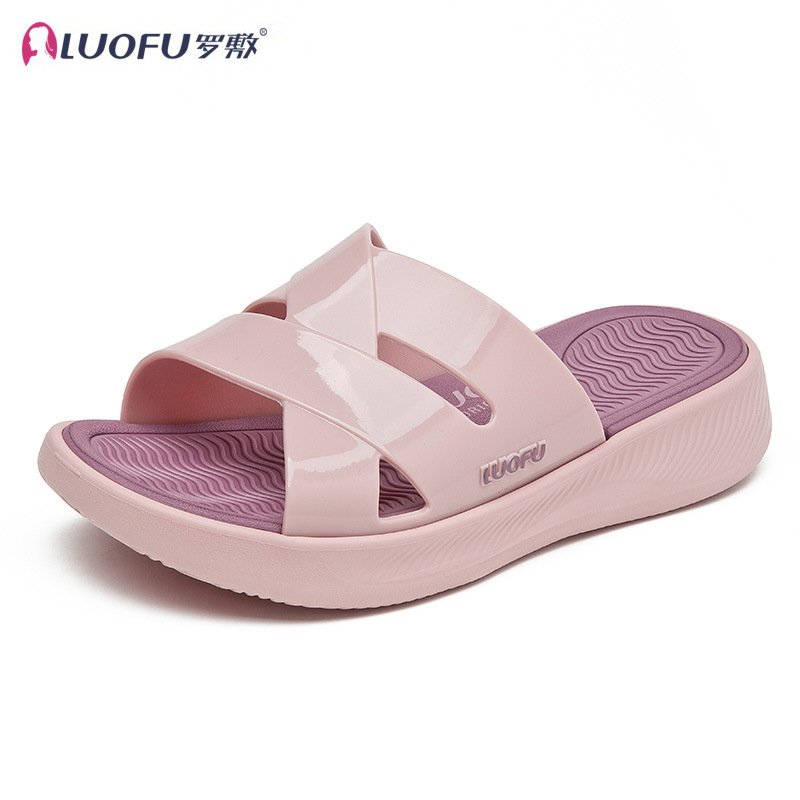 Pantuflas de Plataforma con Tira Cruzada PVC, EVA para Uso Interior y Exterior image 8