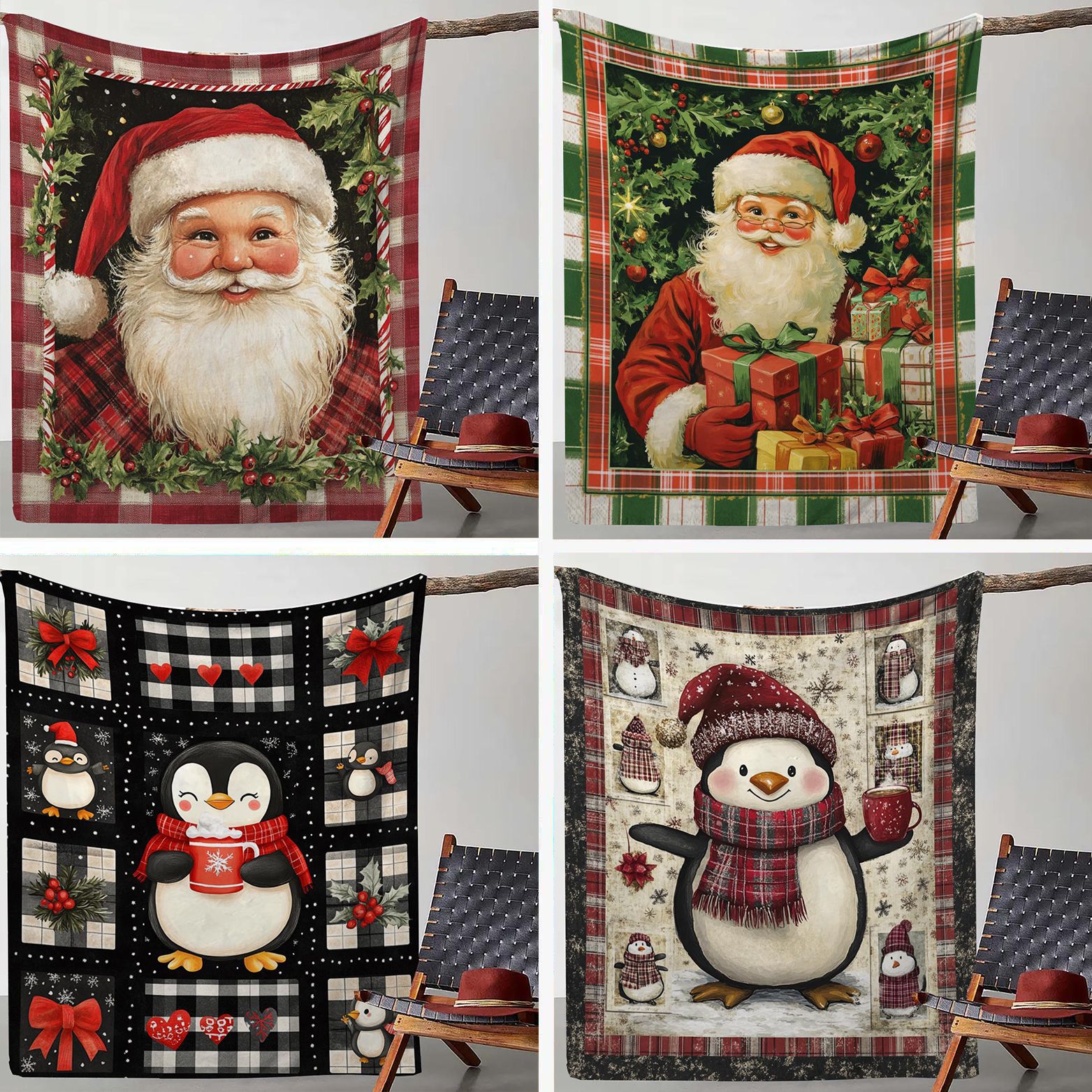 Temu跨境数码印花法兰绒室内外毛毯子外贸亚马逊批发代发厂家