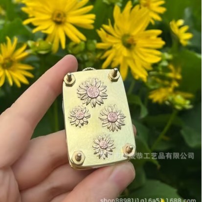 미니 꽃 프레스 - 해바라기