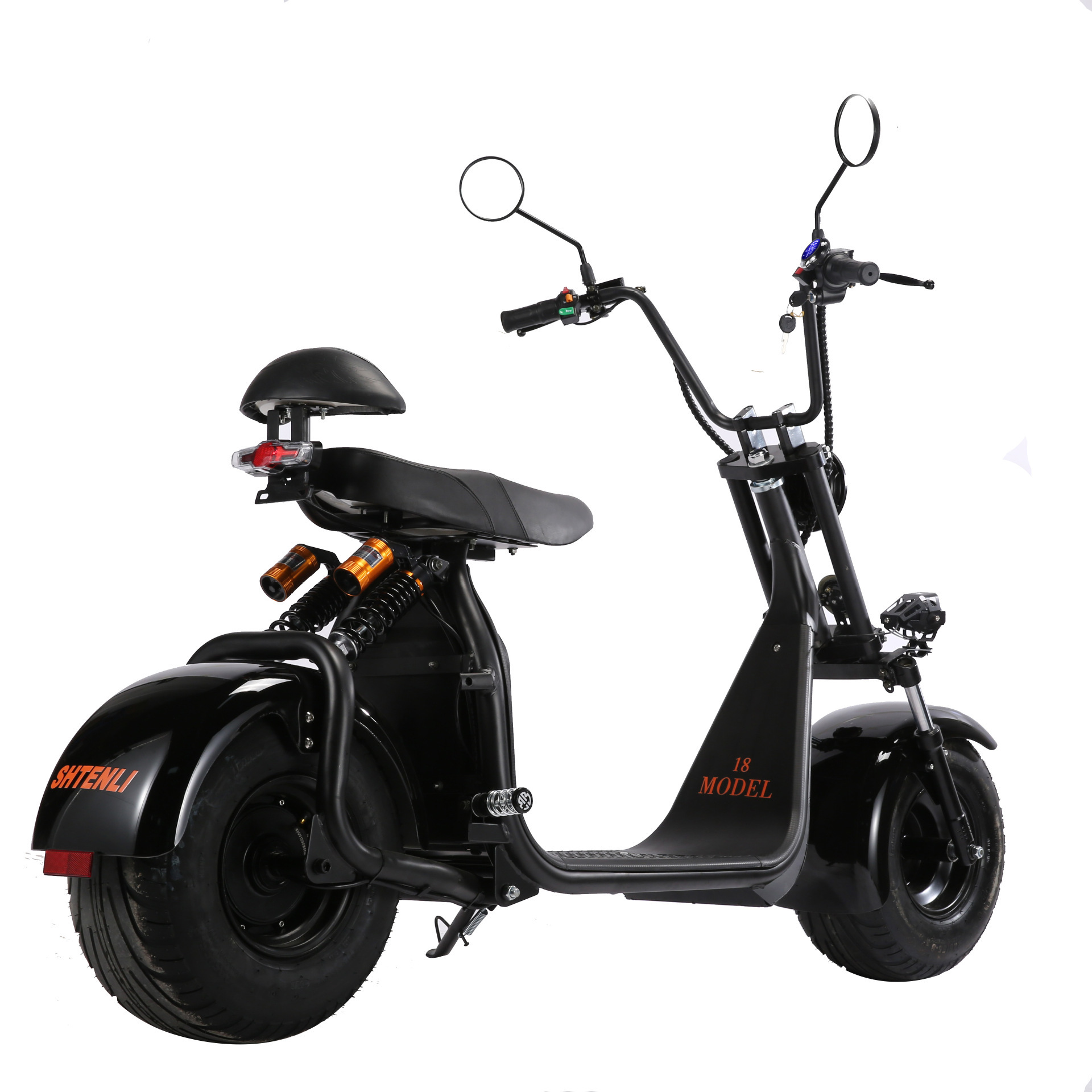 Eec/Coccitycoco/Harley Electric Motorcycle Harley Electric Scooter with Wide Tires and Comfortable Riding Platform
