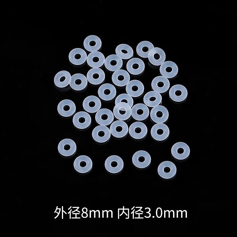 涛透明手串シリカゲルスペーサー部品超薄型水晶ステルスプラスチック隔珠文遊びスペーサー