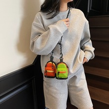 新款迷你挂脖子包零钱卡包耳机包个性小挎包钥匙斜挎包潮小包包