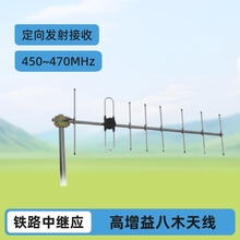 源头工厂12dbi铁路450~470mhz中继点对点室外高增益八木定向天线