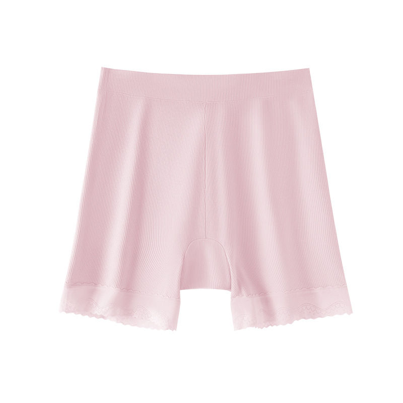 Leggings modales bóxer de cintura alta y talla grande de 200 kg, pantalones de seguridad antibacterianos y antideslumbrantes, dos en uno, refrescante.