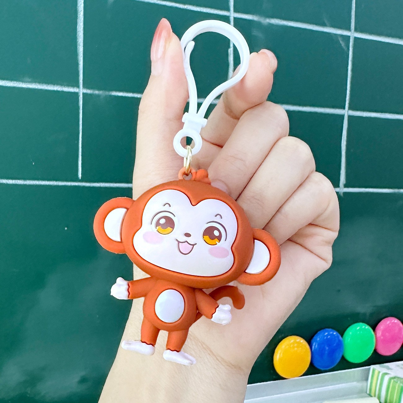 Brown plastic doll, monkey