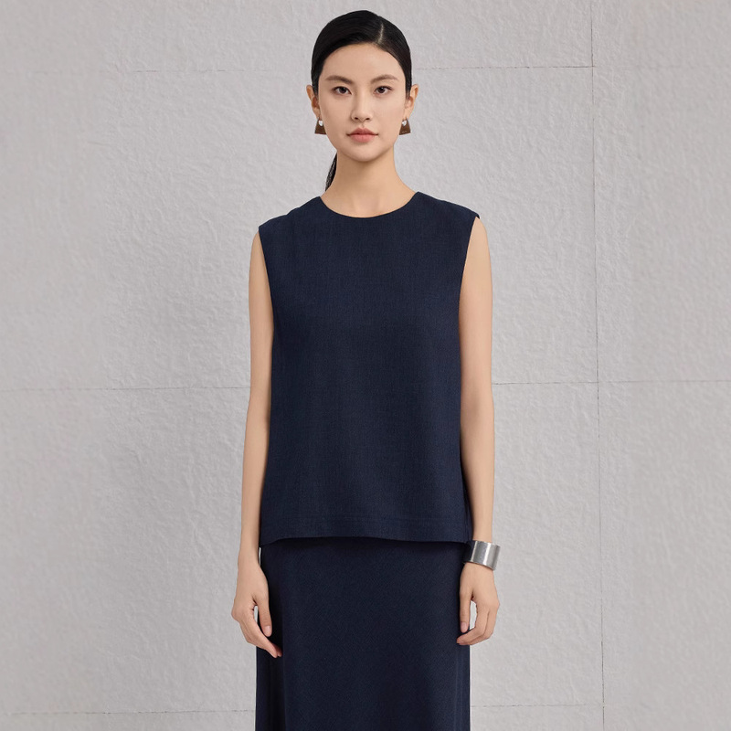 Heavy 31 Mm Twill Sleeveless Top Women's Spring and Summer 2025 New Mulberry Silk Elegant High-end Shirt
