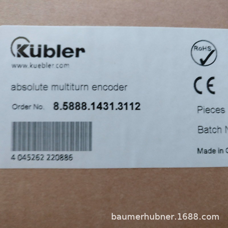 kubler预置型计数器数显表6.924.A103.300单圈编码器